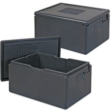 2x Thermobox GN1/1 m. Deckel