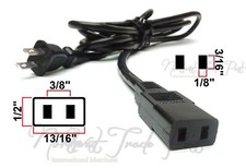 2-Pin AC Power Cord for Korg