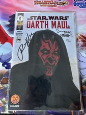 Star Wars Darth Maul (2000) #1 Dark Horse Comics 3x Signed COA Limited /1500