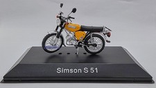 IXO 24150-B Simson S51 Moped gelb (saharabraun) 1:24