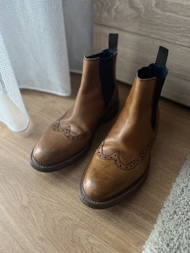 Men barker boots - boots, leather