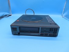 #SE4552# Vintage Sony CDP-7F CD Player Discman *Funktionsfähig* Rarität 80s