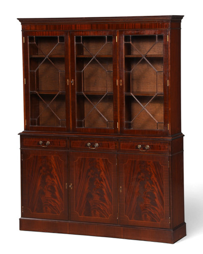 Englische vitrine mahagoni - vitrine,