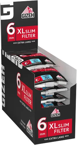 Gizeh black slim - black, filter