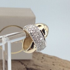 Christ Brillant Anhänger 585/14k Gelbgold 64x Diamant 1,20ct #2802