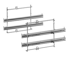 Neff Z11TF25X0 Teleskopauszug 2-Fach Vollauszug Edelstahl 