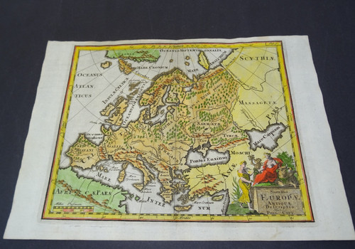 Antike europakarte von philipp - antike,