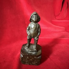 Kleine Bronze Figur Statuette