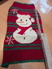 Hundepullover Pullover Hund Weihnachten Schneemann Gr. M