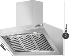 ggm gastro Wandhaube Edelstahl