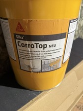 SikaCorroTop NEU Korrosionsschutzlack RAL 9005 Schwarz 12,5kg Stahl Zink