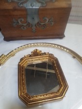 SAMMLUNGSAUFLÖSUNG JUGENDSTILVILLA WAND SPIEGEL 2 VON 2 BAROCK - STIL FARBE GOLD