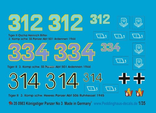 Peddinghaus decals 0983 - peddinghaus-decals, 1/35