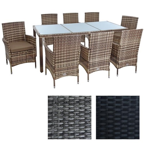 Polyrattan sitzgruppe - polyrattan,