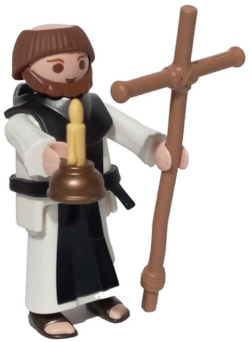 Playmobil figur mönch - x1,