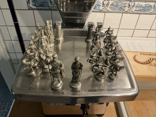 Schachfiguren aus zinn 5 kg - aus, zinn,