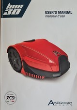 Ambrogio-Mähroboter Line 30, Original Users Manual (Handbuch), top Zustand