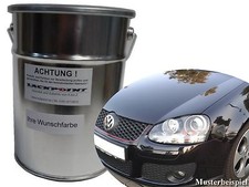 2 Liter Wasserbasis Spritzfertig Autolack geeignet für VW Golf 5 C5F Blue Graph