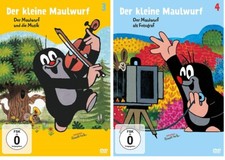 2 DVDs * DER KLEINE MAULWURF (MUSIK / FOTOGRAF) DVD 3+4 IM SET # NEU OVP §