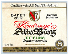 1970's-80's Kondringero Alte