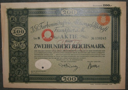 Farbenindustrie - i., g.