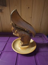 Nussknacker Eichhörnchen Aus Holz Sammler Antik 24cm Weihnachten Deko