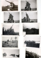 10 originale Fotos 8/8 Flak, Kanone, 2.WK