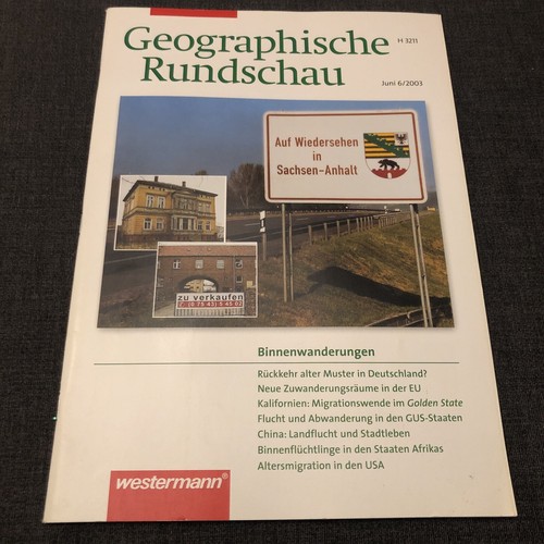 Geographische rundschau 2003 - rundschau, 6/2003