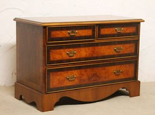 Kommode Schrank Wurzelholz intarsiert