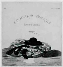 A4 Foto Edouard Manet Chapeau