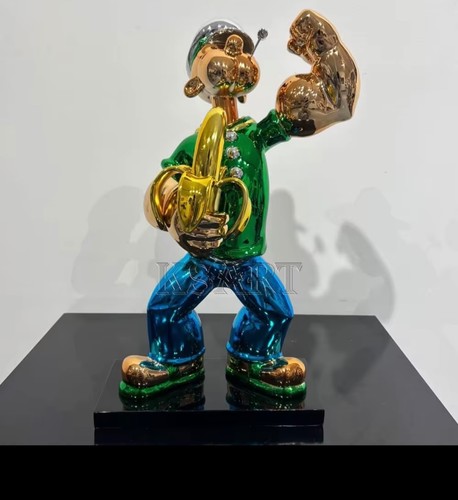 Popeye figur mit banane - popeye,