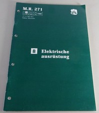 Werkstatthandbuch Renault Espace Elektrik | M.R. 271 | Stand 02/1988