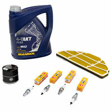 Wartung für Kawasaki ZX-6R Ninja 1998-02 Set Öl 4L Luftfilter Ölfilter Zündkerze
