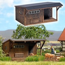 H0 Busch 1518 Schweinestall