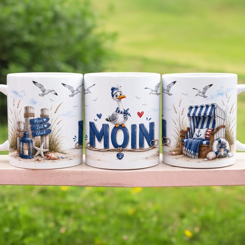 Maritime tasse moin - maritime, „moin“