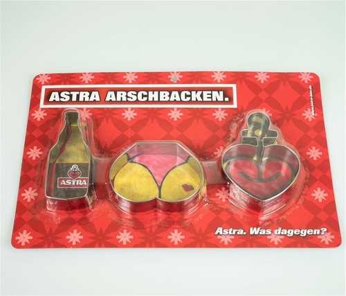 Astra bier keks ausstecher - 3x,