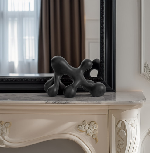 Abstract schwarz figur - schwarz,