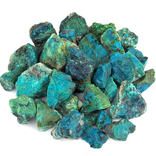 Chrysokoll edelsteine roh ø - edelsteine,