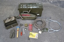 BW Greifzug 1,5 t 15 kN original ! 20 m Seil mit Zubehör in Kiste Bundeswehr