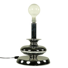Alte tisch lampe chrom - alte, poliert