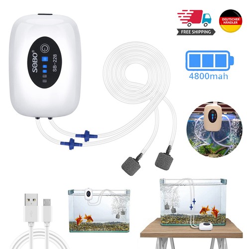 4800mah aquarium luftpumpe - aquarium,