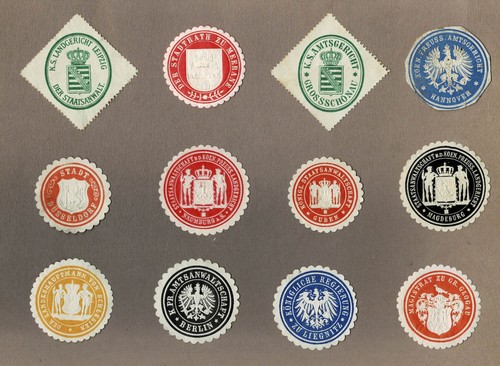 Konvolut siegelmarken - konvolut, 12