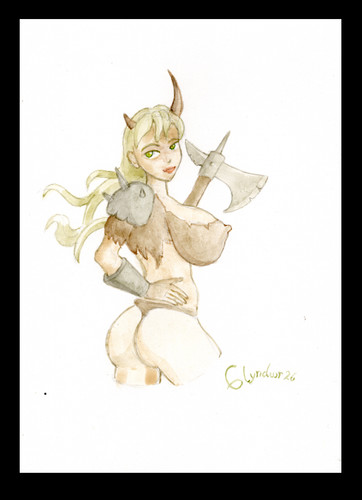 Pinup fantasy kriegerin - pinup,