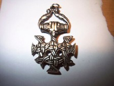 Thorhammer-Anhänger-935-Silber-37,8-Gramm-Wikinger-Hiddensee-Oberteil-beweglich