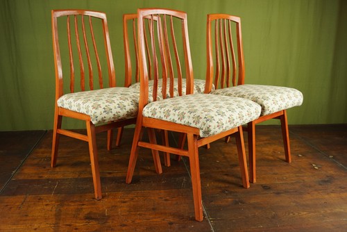50s vintage esszimmer stuhl - 4x,