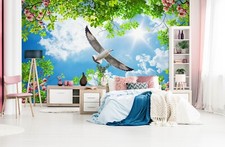 3D Aquarell Sonnenhimmel