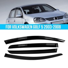 Windabweiser Regenabweiser Schwarz Auto 4-tlg Ersatz Für VW Golf 5 MK5 2003-2008