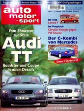 3) Auto Motor Sport AMS 04/1996 - Lancia Y 1.4 LX mit 7 - VW Sharan Carat VR6 m