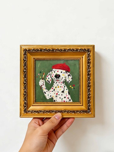 Dalmatiner maler hund - maler,