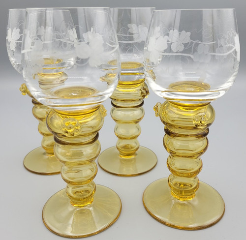 Römer glas vintage - 4x,